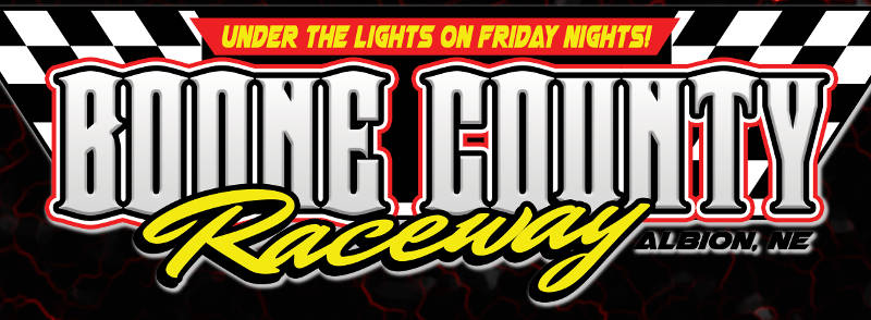 Boone County Raceway race track logo
