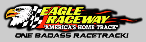 Eagle Raceway race track logo