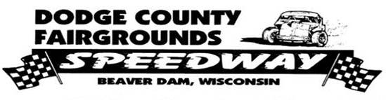 Dodge County Fairgrounds Speedway race track logo