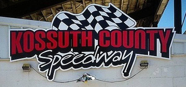 Kossuth County Speedway race track logo