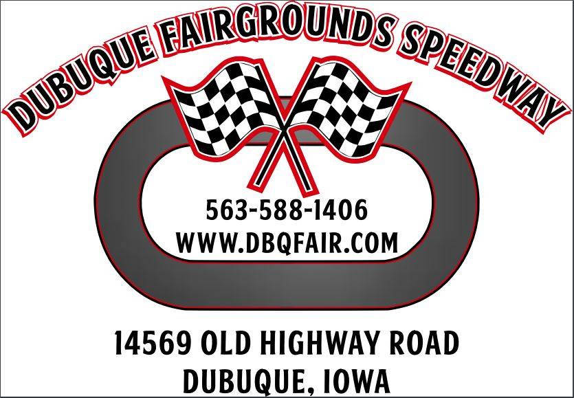 Dubuque Fairgrounds Speedway race track logo