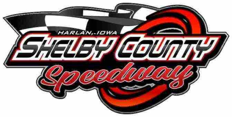 Shelby County Speedway race track logo