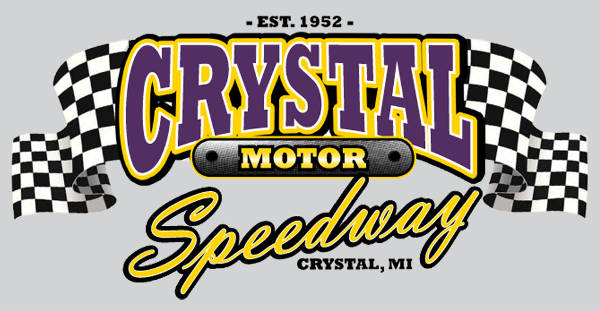 Crystal Motor Speedway race track logo