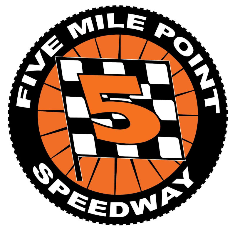 Five Mile Point Speedway race track logo