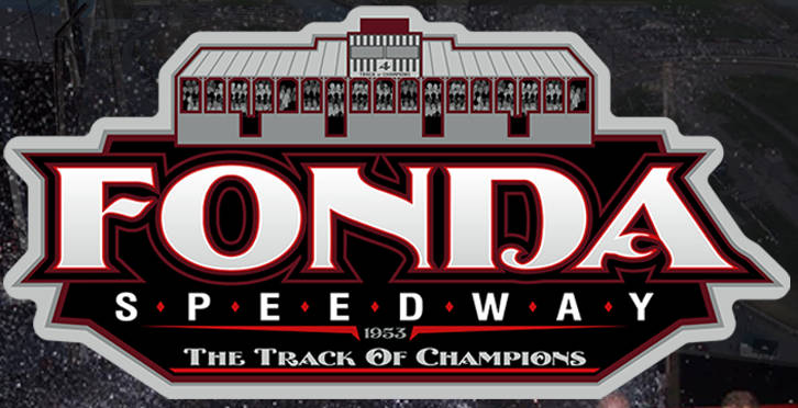 Fonda Speedway race track logo