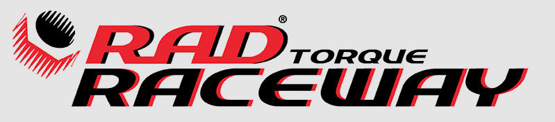 RAD Torque Raceway race track logo
