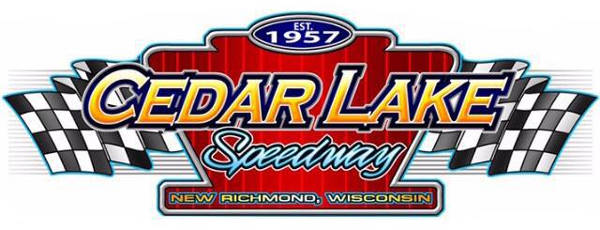 Cedar Lake Speedway race track logo