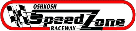 Oshkosh Speedzone Raceway race track logo