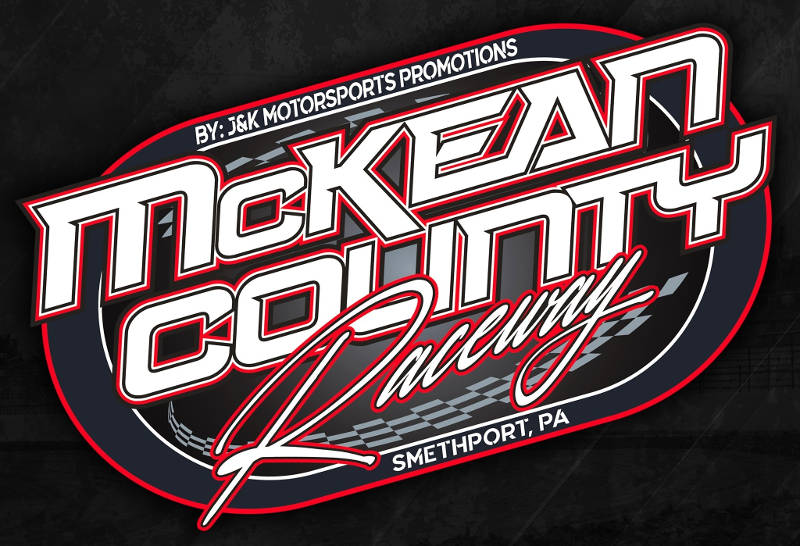 McKean County Raceway race track logo