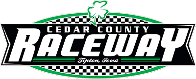 Cedar County Raceway race track logo