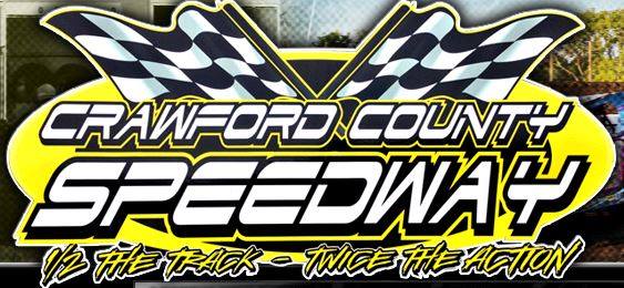 Crawford County Speedway race track logo
