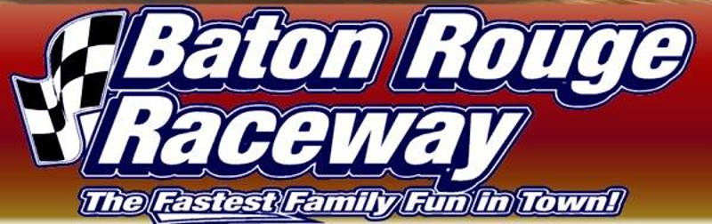 Baton Rouge Raceway race track logo