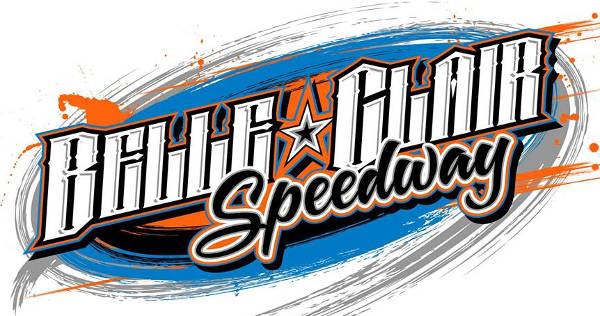 Belle Clair Speedway race track logo
