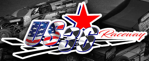 US 36 Raceway race track logo