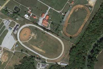 Bluegrass Speedway race track logo