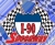 I90 Speedway race track logo