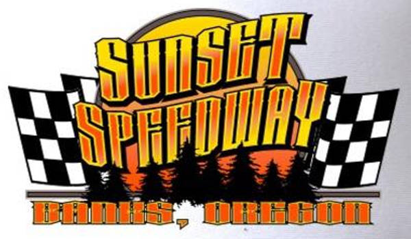 Sunset Speedway race track logo