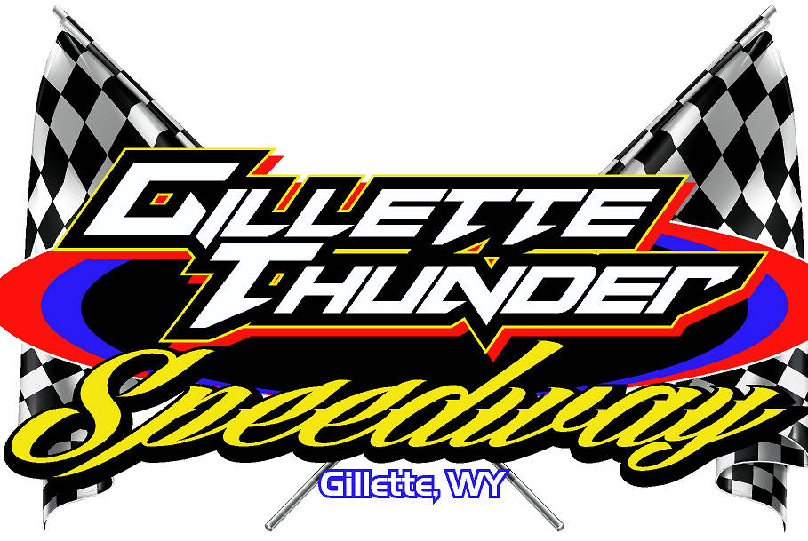 Gillette Thunder Speedway race track logo