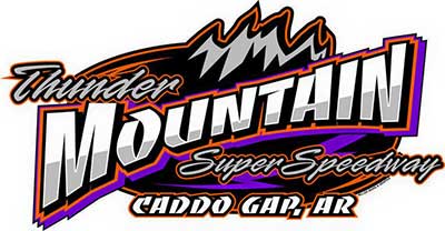 Thunder Mountain Super Speedway race track logo