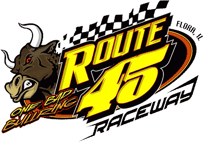 Route 45 Raceway race track logo