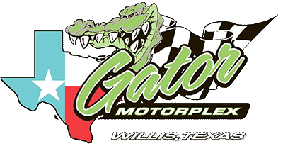 Gator Motorplex race track logo