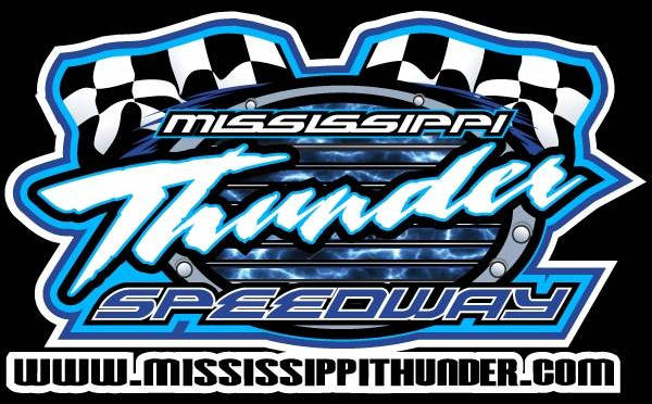 Mississippi Thunder Speedway race track logo