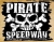 Pirate Speedway race track logo