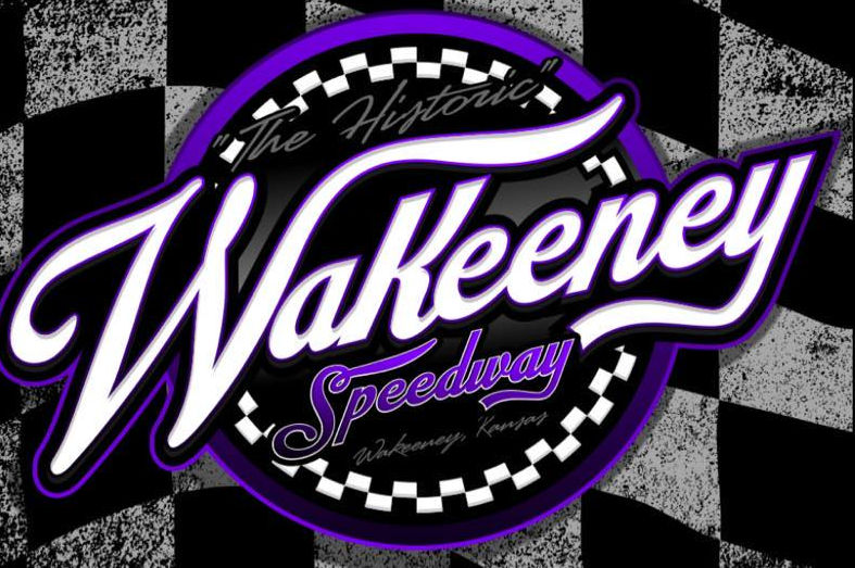 WaKeeney Speedway race track logo