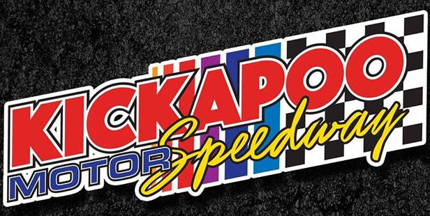 Kickapoo Motor Speedway race track logo