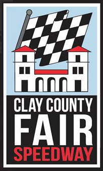 Clay County Fair Speedway race track logo