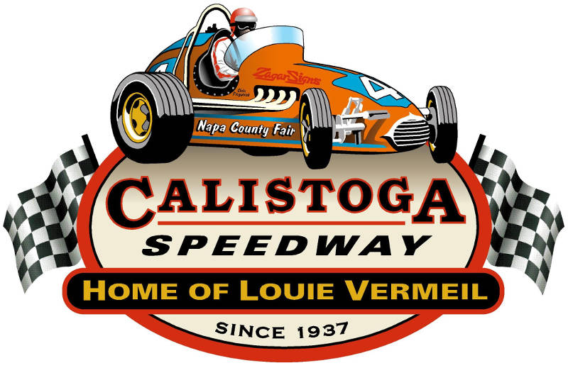 Calistoga Speedway race track logo