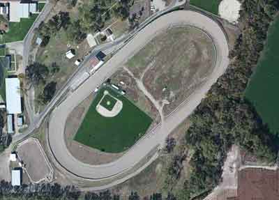 Elmwood Park Speedway race track logo