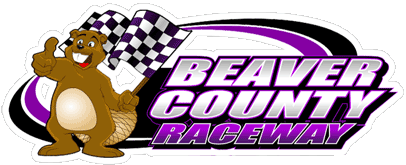 Beaver County Raceway race track logo