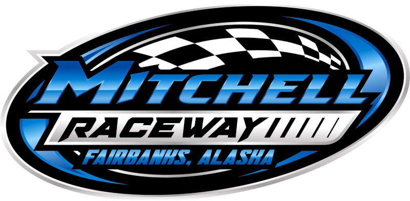 Mitchell Raceway race track logo