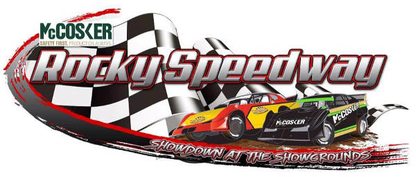 Rocky Speedway race track logo