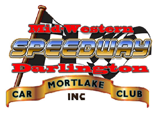 Mid Western Speedway race track logo