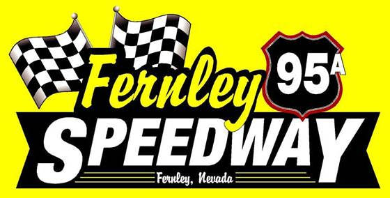 Fernley 95A Speedway race track logo