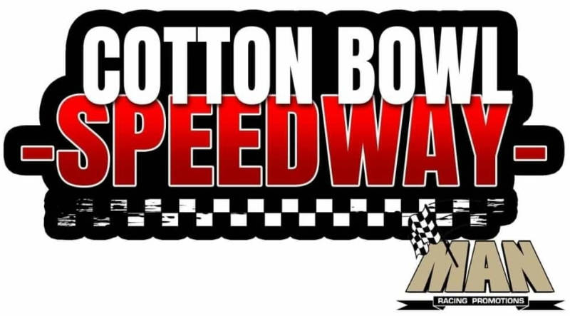 Cotton Bowl Speedway race track logo