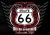 Route 66 Motor Speedway race track logo